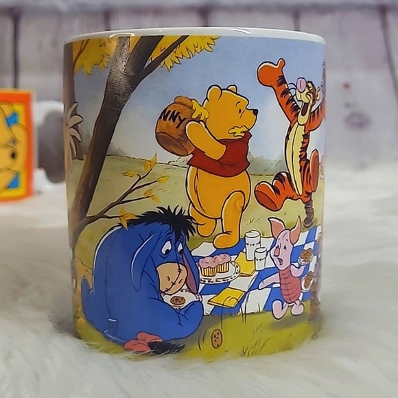 Vintage 90s Disney Winnie-the-Pooh Bundle of Three Mugs Coffee Cup Collectible - Picture 13 of 16